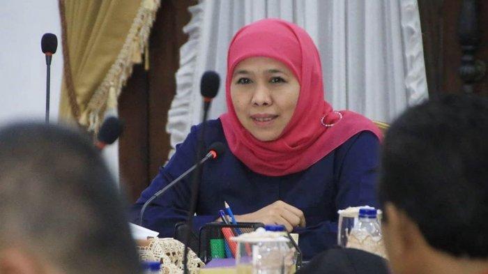 Gubernur Jawa Timur, Khofifah Indar Parawangsa dalam unggahan akun Instagram pribadinya, Sabtu (8/2/2020).