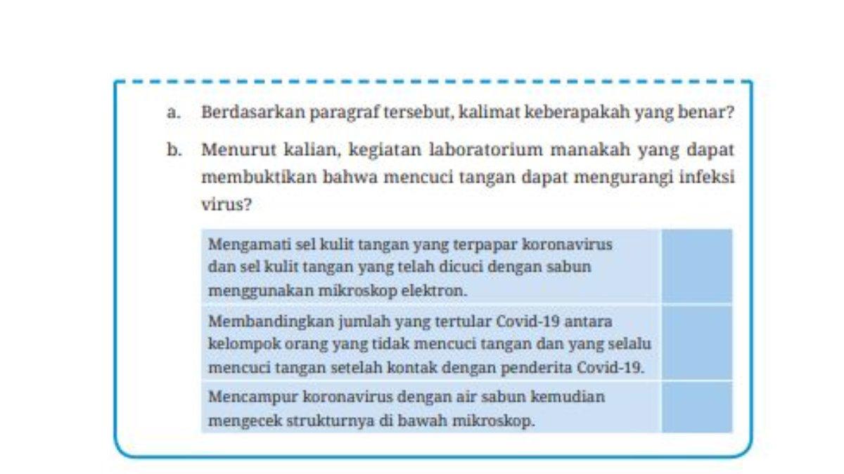 Soal Ayo Berlatih Halaman 51, Ilmu Pengetahuan Alam Kelas 10 SMA/MA.