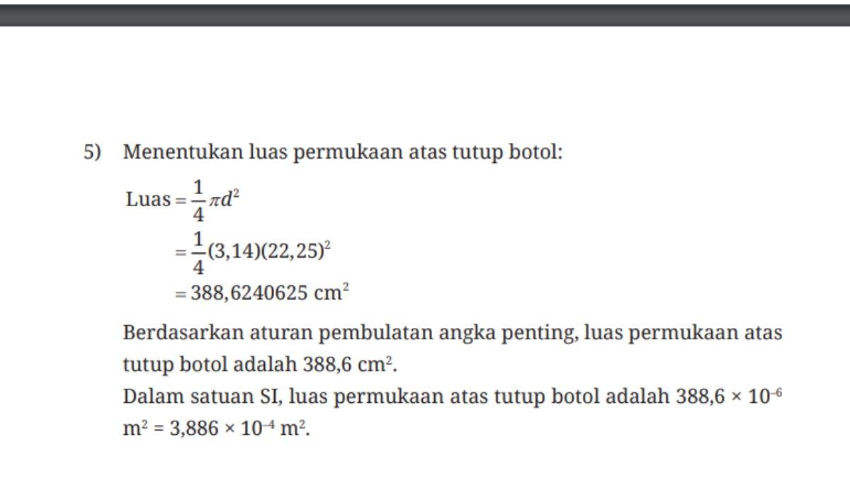 Jawaban Nomor 5, Bab 1: Ayo Berlatih, Ilmu Pengetahuan Alam Kelas 10 SMA/MA.