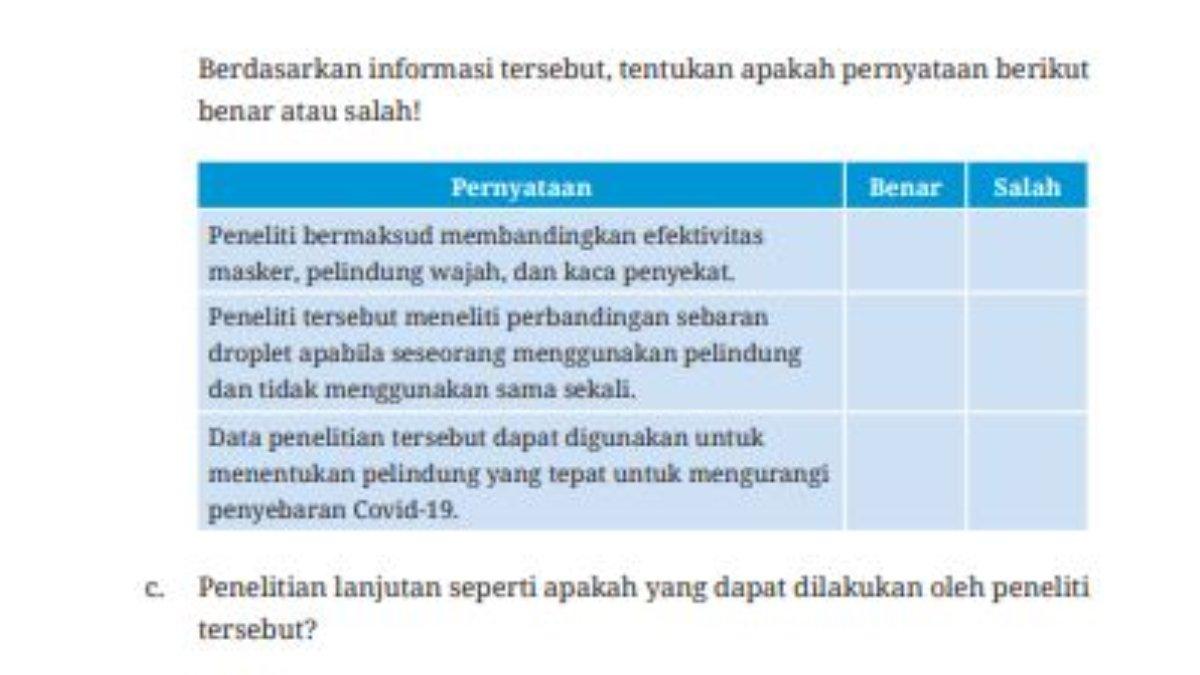 Soal Nomor 4 Bab 2: Ayo Cek Pemahaman Halaman 65.