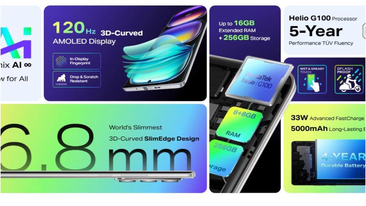 Berikut beberapa spesifikasi yang ditawarkan Infinix Hot 50 Pro Plus, diantaranya: