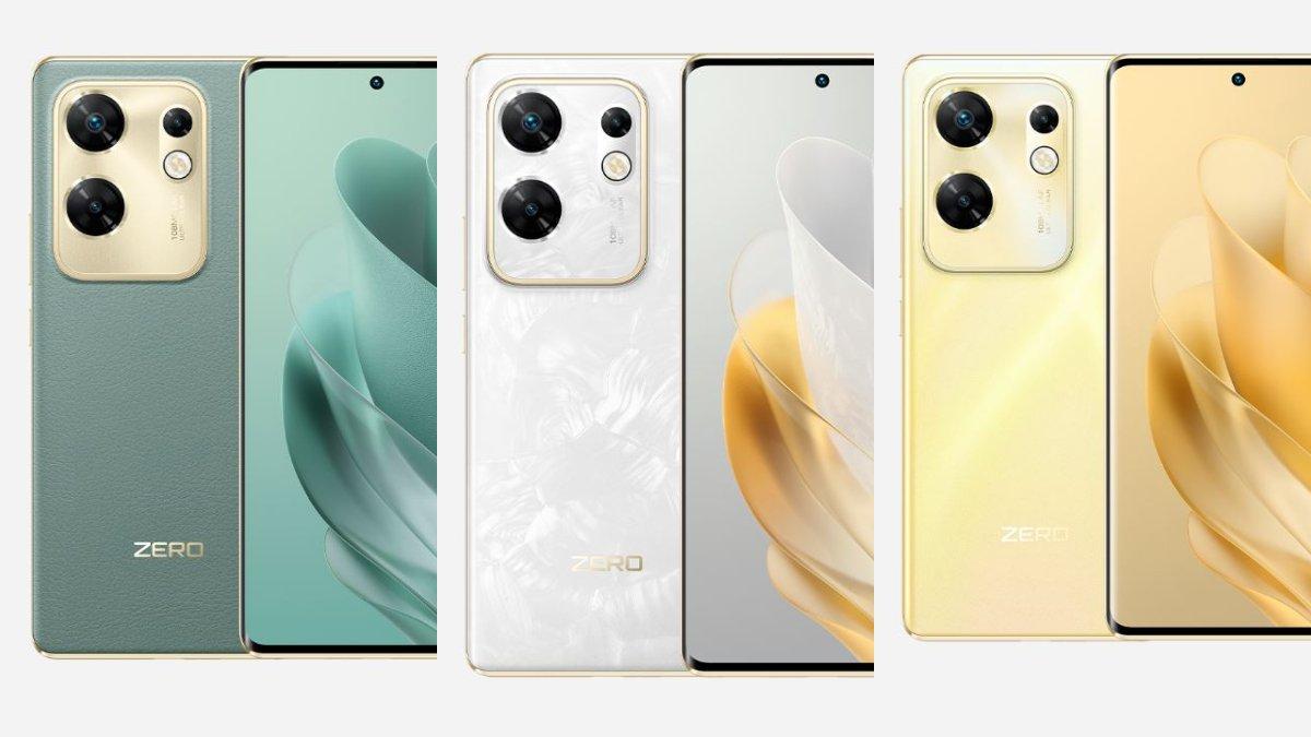 Infinix Zero 30 hadir dengan 3 varian warna andalan: Misty Green, Sunset Gold, Pearly white.