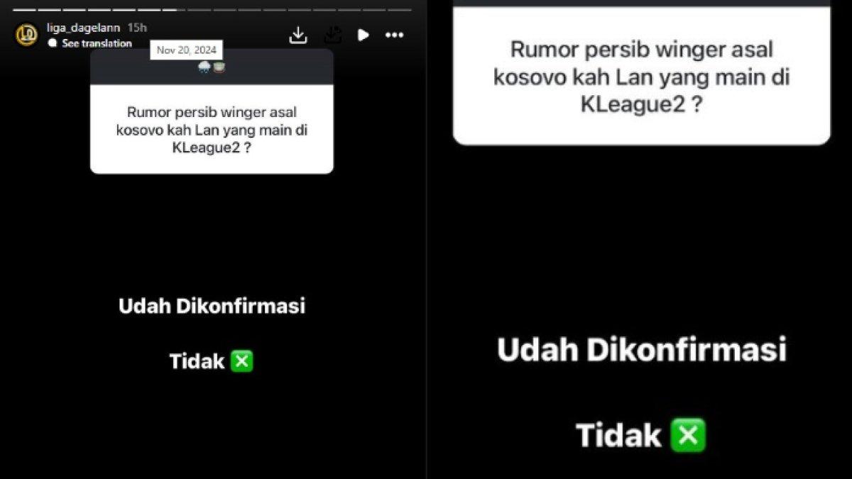 Kabar Persib Bandung batal gaet winger asal Kosovo, Leonard Pllana.