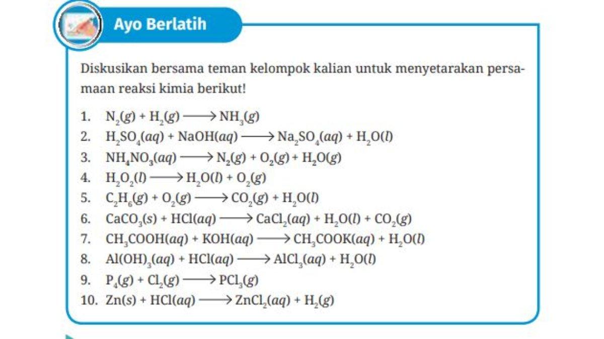 Soal Ayo Berlatih Halaman 162, Ilmu Pengetahuan Alam Kelas 10 SMA/MA.
