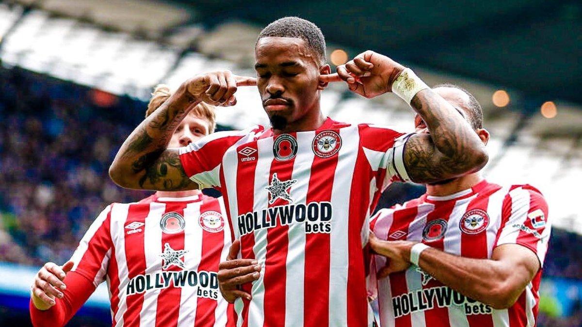 Potret striker Inggris yang kini membela Brentford, Ivan Toney.