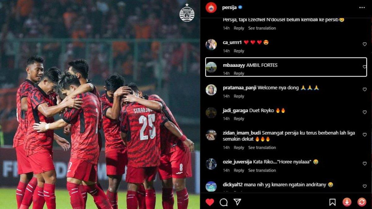 Persija Jakarta mendapat permintaan dari Jakmania untuk mendatangkan Alvin Fortes dari Rathaburi FC, Minggu 25 Juni 2023.