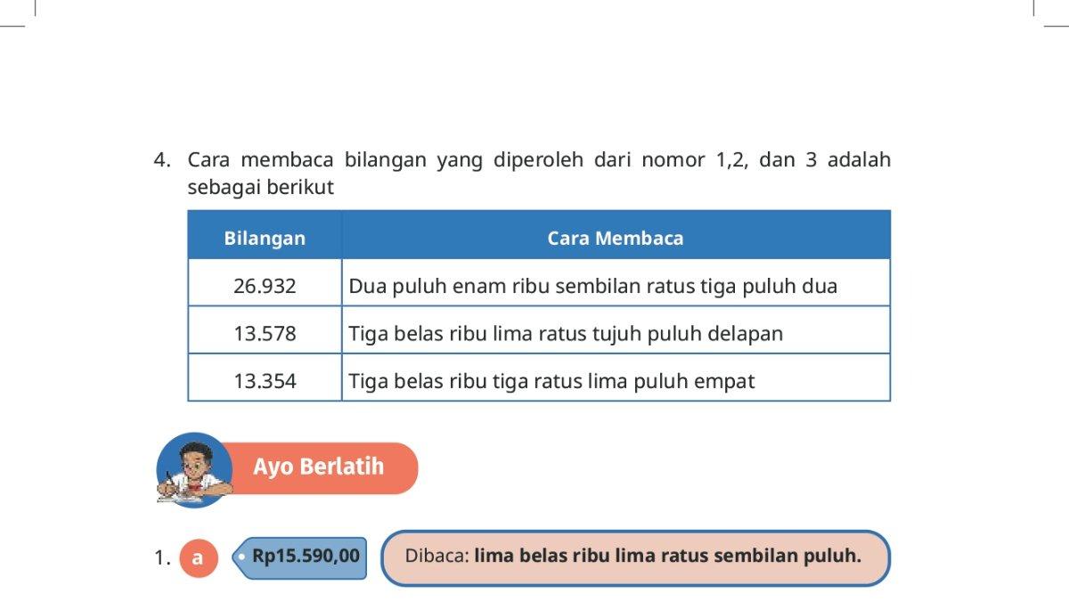 Jawaban Matematika kelas 5 Kurikulum Mredeka Bab 1 halaman 7.
