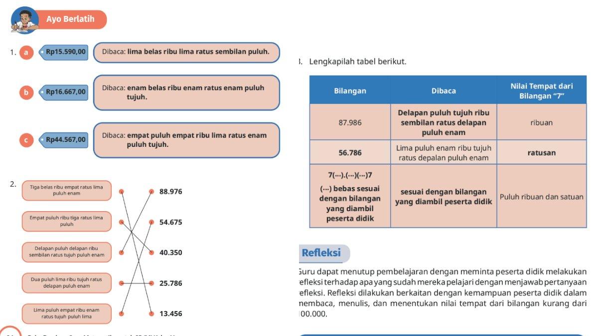 Jawaban matematika kelas 5 Kurikulum Merdeka Bab 1 halaman 8 9.