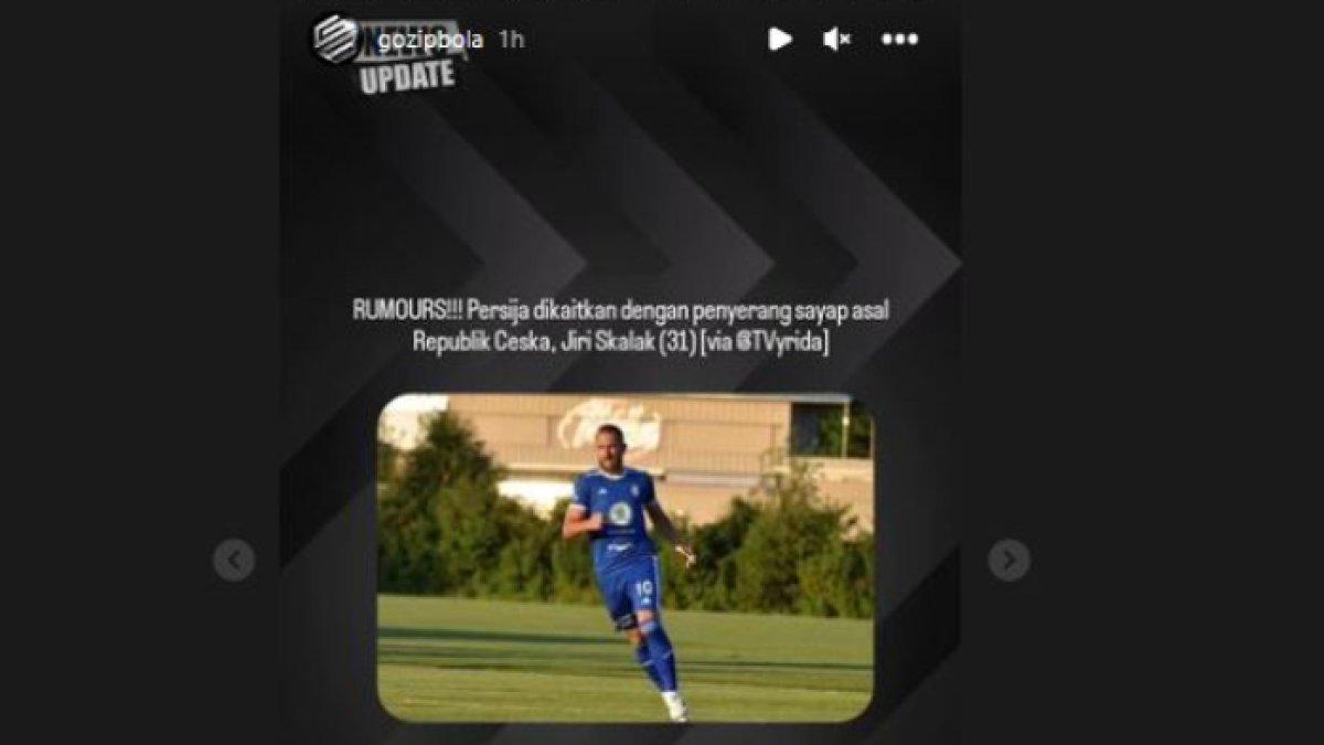 Jiri Skalak masuk ke dalam lis belanja Persija Jakarta.