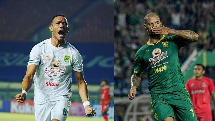 Jose Wilkson (kiri) pada postingan Instagram @wilkson11 pada 19 September 2021 dan David Da Silva Persebaya (kiri) pada postingan Instagram @Daviddasilva14 pada 18 Juni 2021. David da Silva beri simpati untuk Jose Wilkson.