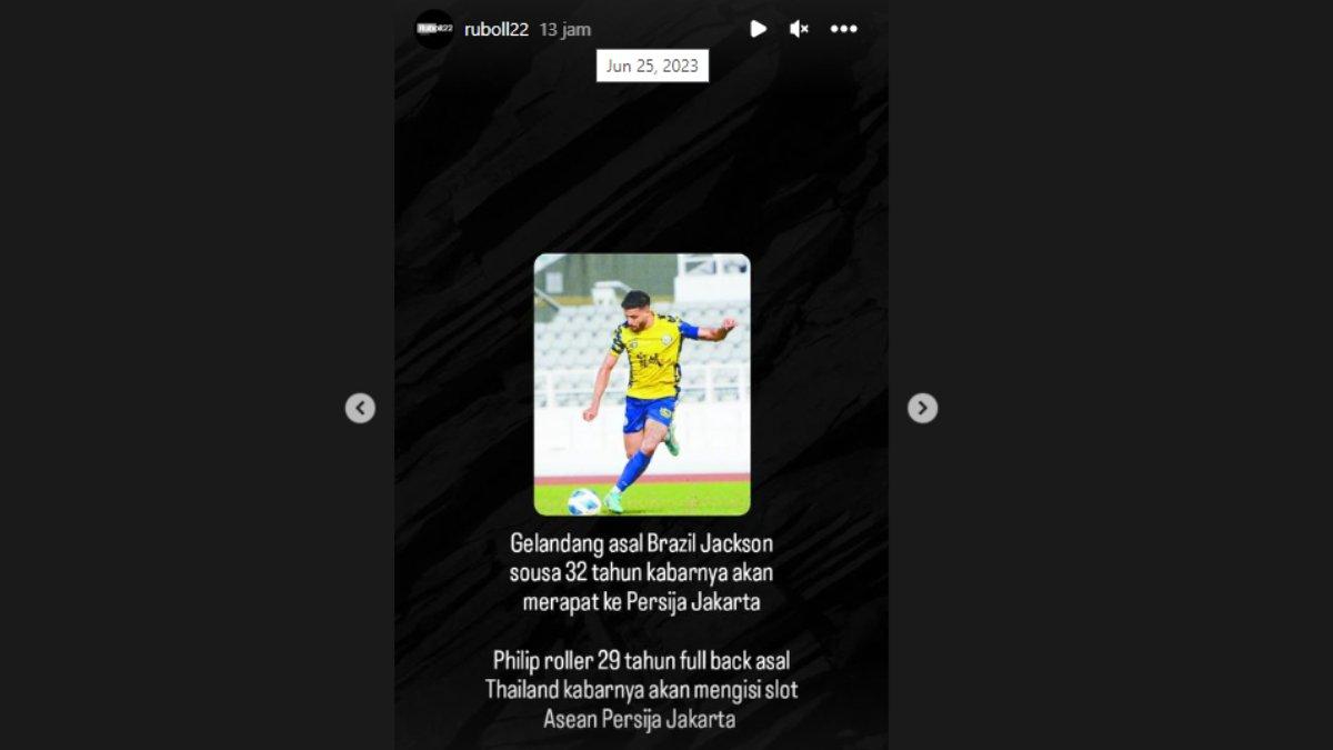 Kabar Jackson Sousa dan Philip Roller akan merapat ke Persija Jakarta.