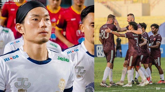 Kenzo Nambu (kiri) winger bidikan PSM Makassar asal Jepang dan PSM Makassar di Liga 1 2021 (kanan) pada postingan Instagram @kenzo.nambu39 @psm_makassar