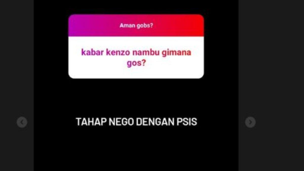 Kenzo Nambu santer dikabarkan nego dengan PSIS Semarang.