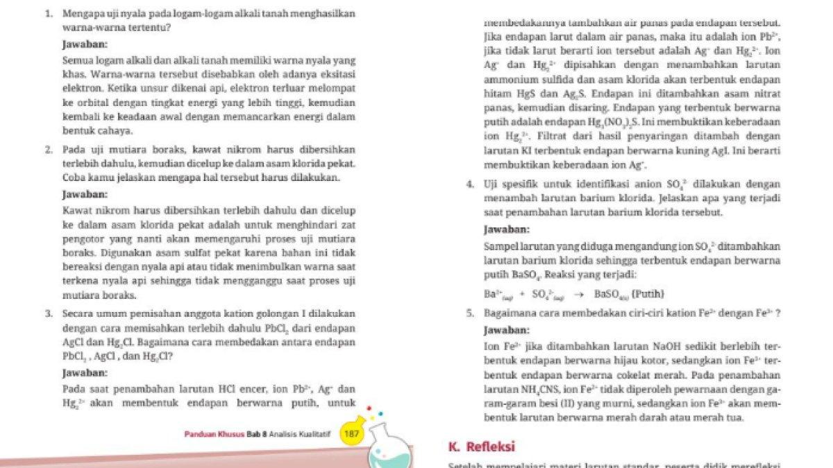 jawaban soal nomor 1-5, Bab 8: Analisis Kualitatif