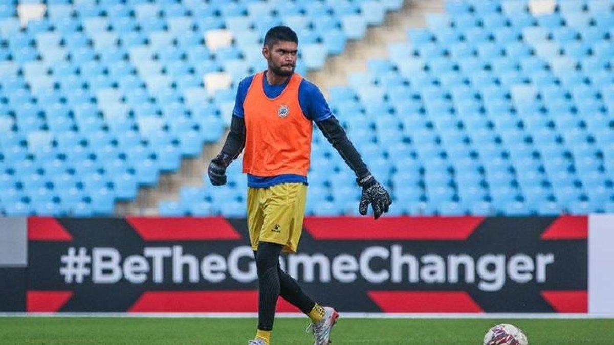 Kiper asing anyar PSS Sleman Anthony Pinthus.
