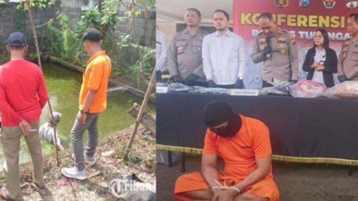 Kolase EP (43) alias Glowoh, jagoan kampung pembunuh pasutri di Tulungagung, Jawa Timur.