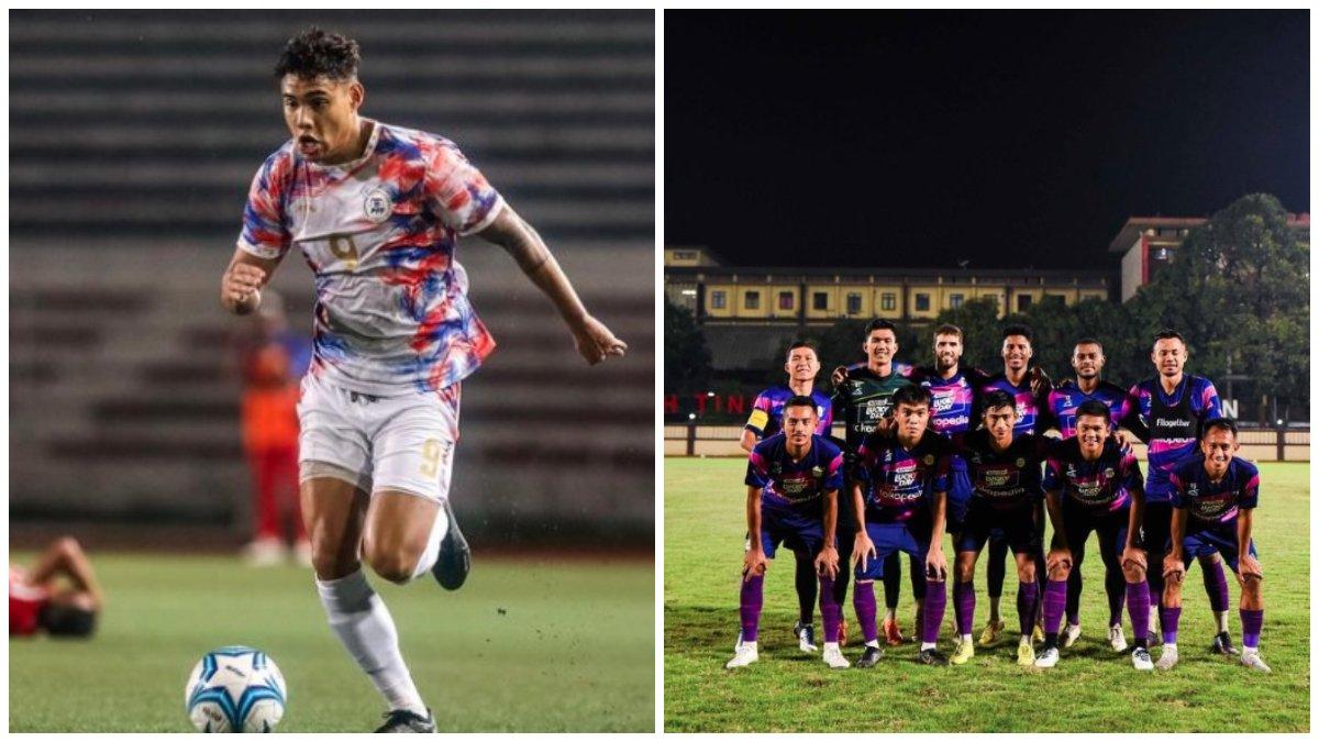 Kolase foto Kenshiro Daniels dan RANS Nusantara FC.