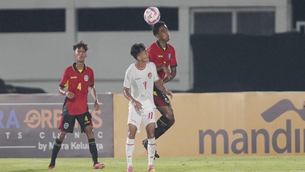 Cuplikan laga Timnas U20 Timor Leste Vs Timnas U20 Indonesia di Stadion Madya GBK, Jumat (27/9/2024).