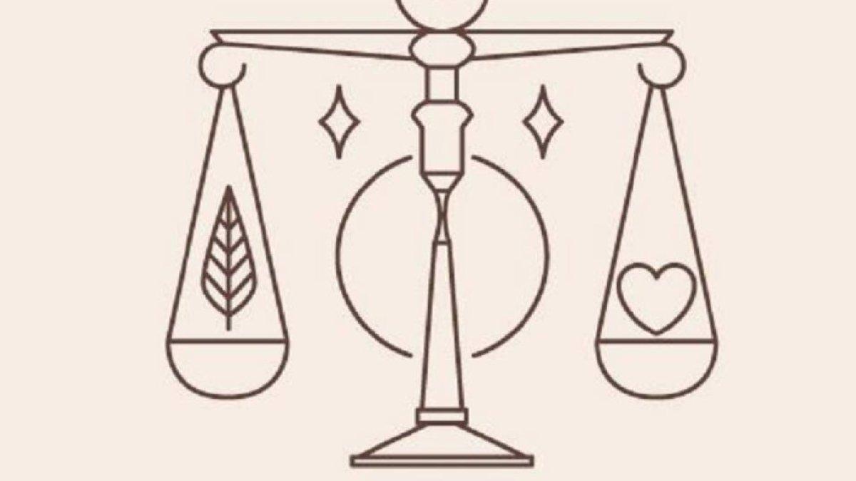 lambang zodiak Libra: timbangan