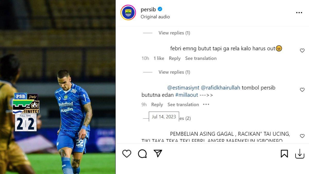 Luis Milla didesak out setelah Persib Bandung
