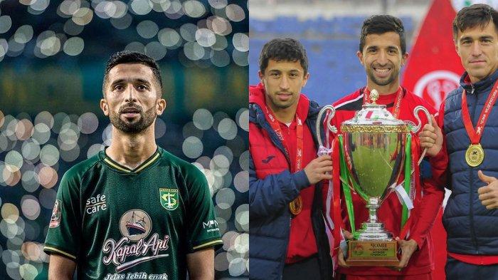 Kolase eks pemain Persebaya Surabaya, Manu Dzhalilov, yang alami peningkatan karier seusai hengkang dari tim Bajul Ijo.