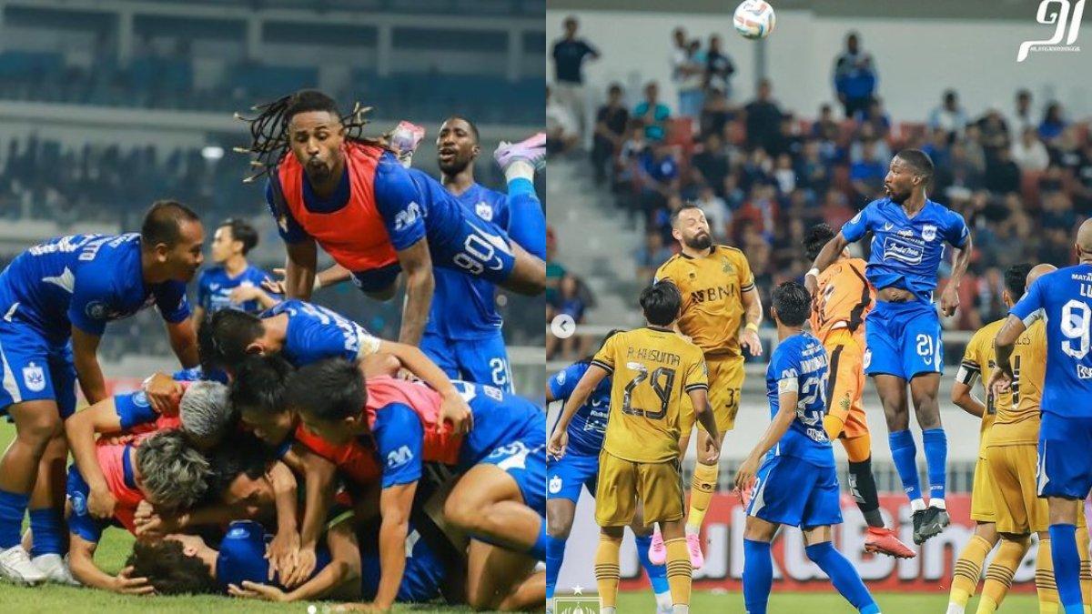 Momen pada laga perdana PSIS Semarang melawan Bhayangkara FC, Senin (1/7/2027).