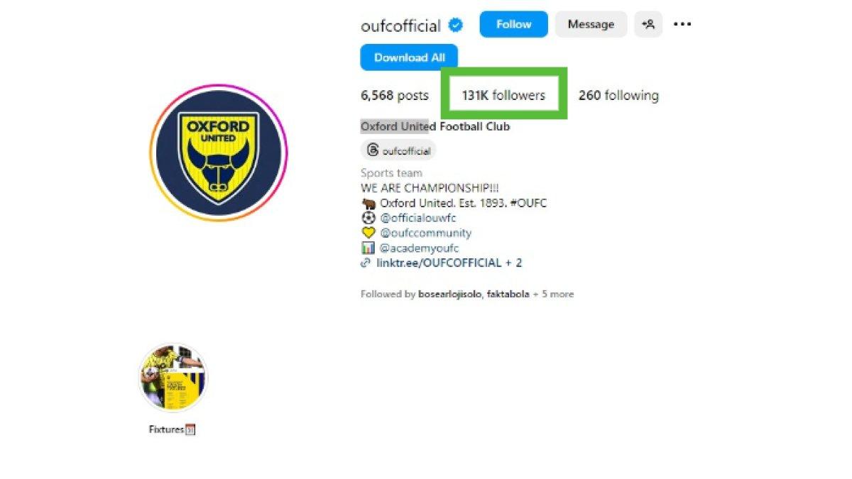 nstagram Oxford United