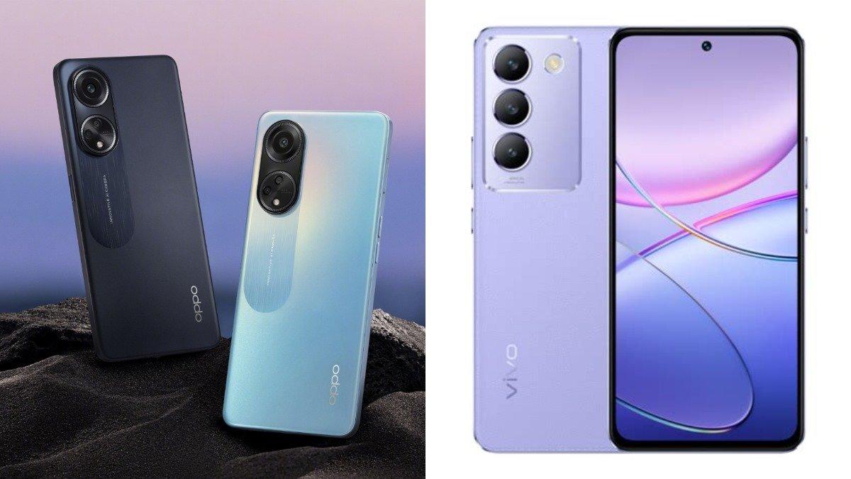Simak perbedaan spesifikasi dan harga dari OPPO A98 5G dan Vivo Y100 5G. OPPO A98 hadir dengan warna: Cool Black dan Creamy Blue. VIVO Y100 5G hadir dengan varian warna: Ungu anggrek dan Hitam Onyx.