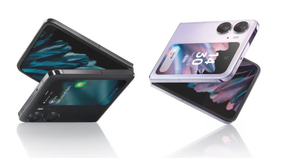 Oppo Find N2 Flip hadir dengan ukuran pocket-sized yang stylish, elegan, dan nyaman digenggam.