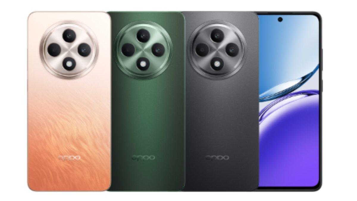 Berikut adalah gambar Oppo12 F dengan berbagai varian warnanya.