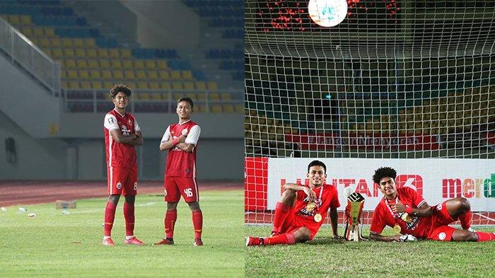 Braif Fatari dan Osvaldo Haay (kiri) pada postingan Instagram @braiffatari12 pada 19 April 2021 dan (kanan) pada postingan Instagram @valdo_haay pada 26 April 2021. Dua pemain dari tanah Papua untuk Timnas Indonesia dan Persija Jakarta.