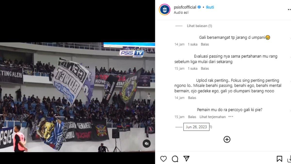 Panser Biru dan Snex merasa kasihan dengan Gali Freitas di PSIS Semarang.