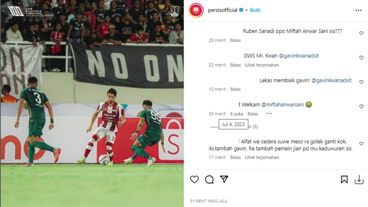 Pasoepati minta Persis Solo datangkan Miftah Anwar Sani. 12