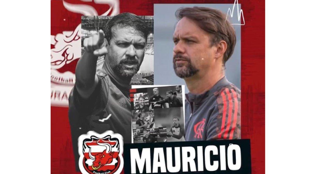 Pelatih baru Madura United, Mauricio Souza.