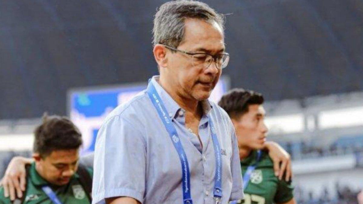Pelatih Persebaya Surabaya, Aji Santoso dalam gelaran Liga 1 2023