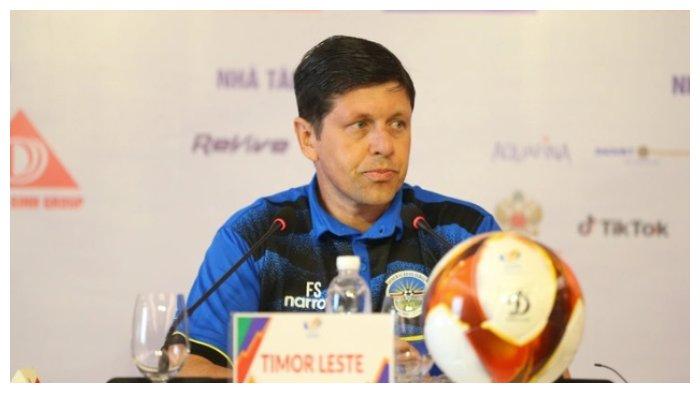 Pelatih Timnas U-23 Timor Leste, yakni Fabio Magrao.