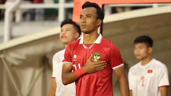 Pemain Persib Bandung dan Timnas U-20 Indonesia, Robi Darwis pada Kualifikasi Piala Asia U-20 2023.