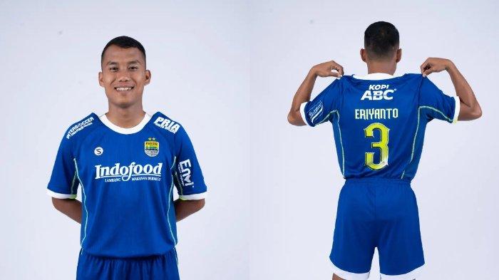 Pemain Persib Bandung yang pernah meraih juara Liga 2 2021 bersama Persis Solo, Eriyanto.