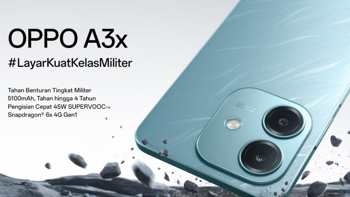 Penampakan HP Oppo A3x