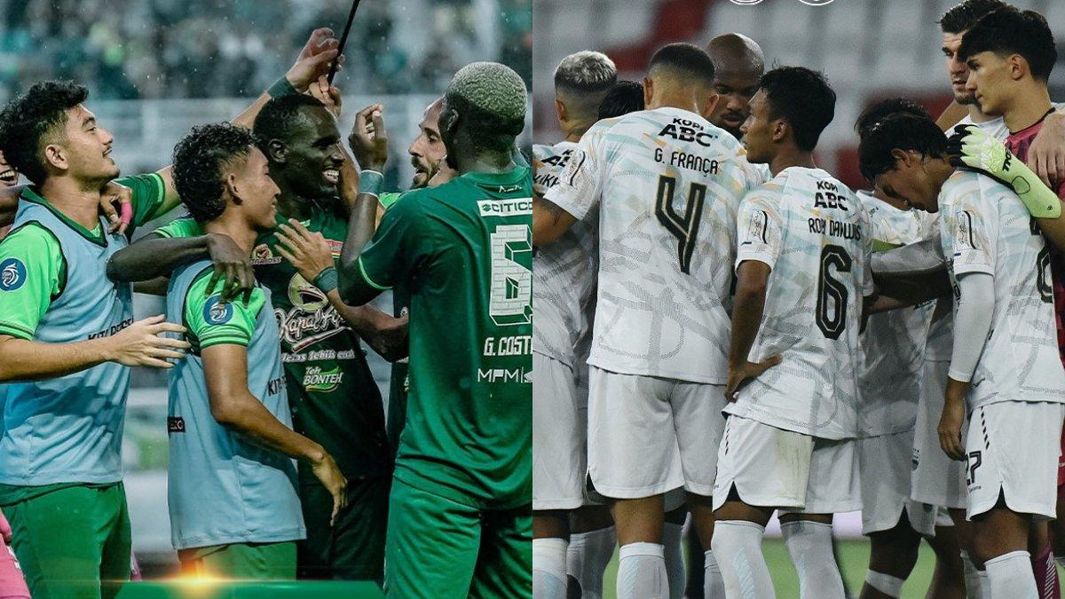 KOLASE FOTO - Kolase foto penggawa Persebaya Surabaya (kiri) dan Persib Bandung (kanan) dalam gelaran Liga 1 2024/2025.