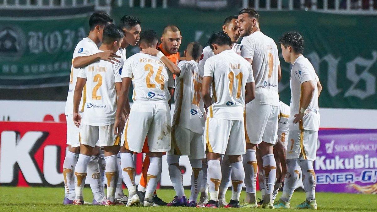Potret skuad Persija Jakarta di pekan kedua Liga 1 2023.