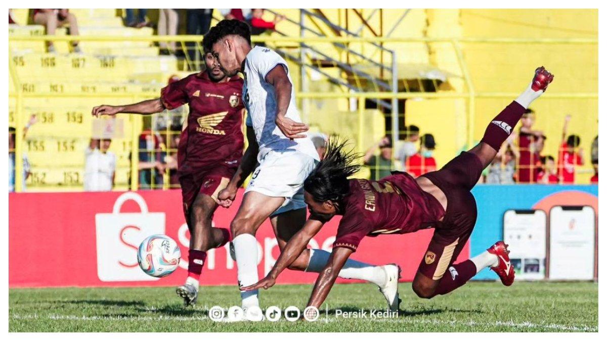 Penampilan Persik Kediri vs PSM Makassar dalam Liga 1 2023/2024, Kamis (3/8/2023).