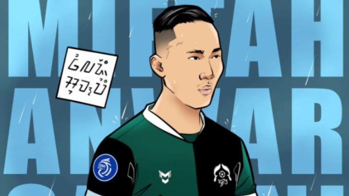 Persikabo 1973 mengumumkan pemain baru pertama mereka Miftah Anwar Sani, Selasa (30/5/2023).