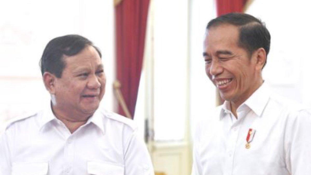 Potret keakraban Menteri Pertahanan Prabowo Subianto dan Presiden RI Joko Widodo (Jokowi), Rabu (21/6/2023).