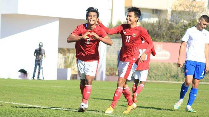 Pratama Arhan saat catatkan gol untuk Timnas Indonesia pada postringan Instagram @pratamaarhan8.