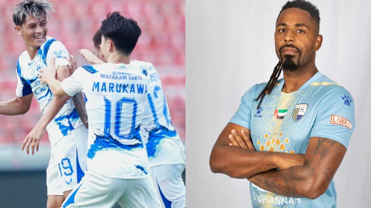 Skuad PSIS Semarang (kiri) dan Carlos Fortes (kanan).