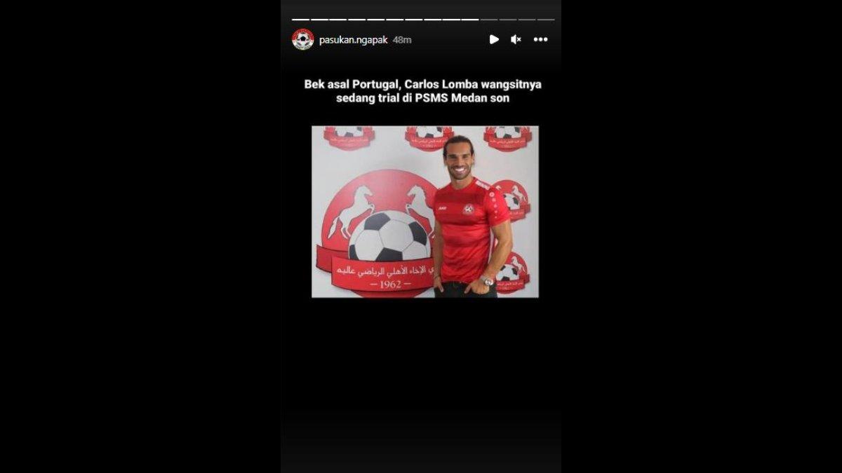 Rumor diminatinya sosok bek asal Portugal, yakni Carlos Lomba untuk PSMS Medan di gelaran Liga 2 2023 mendatang.
