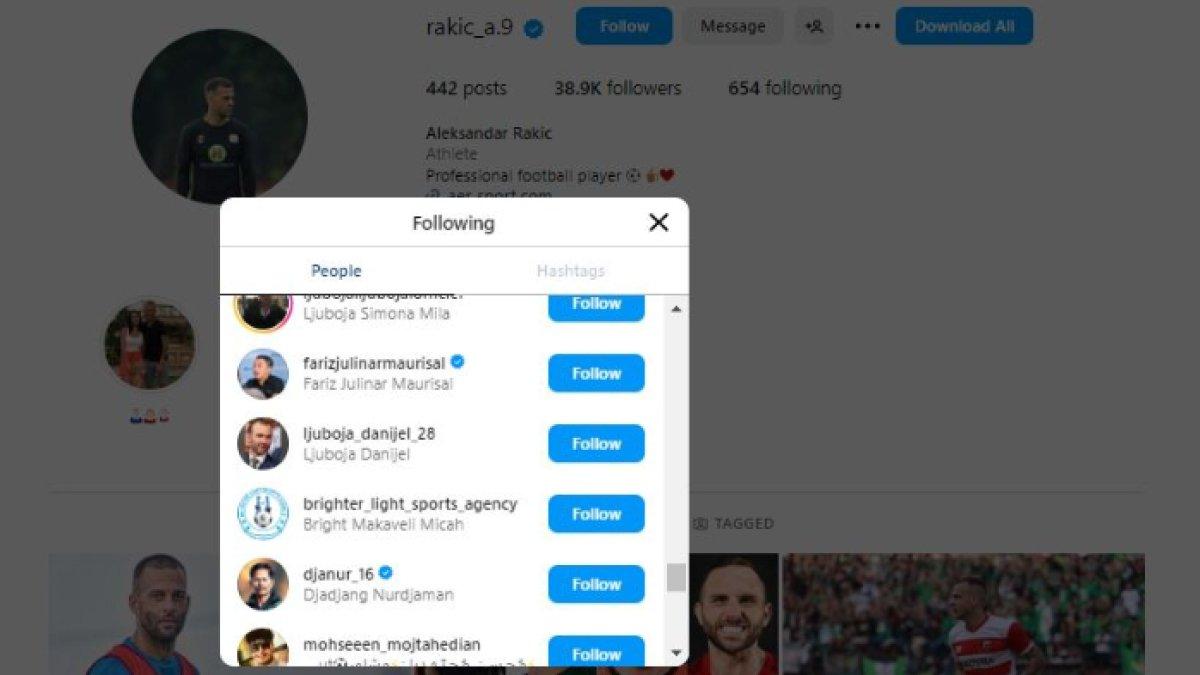 Rakic Follow IG Manajer Persela 22