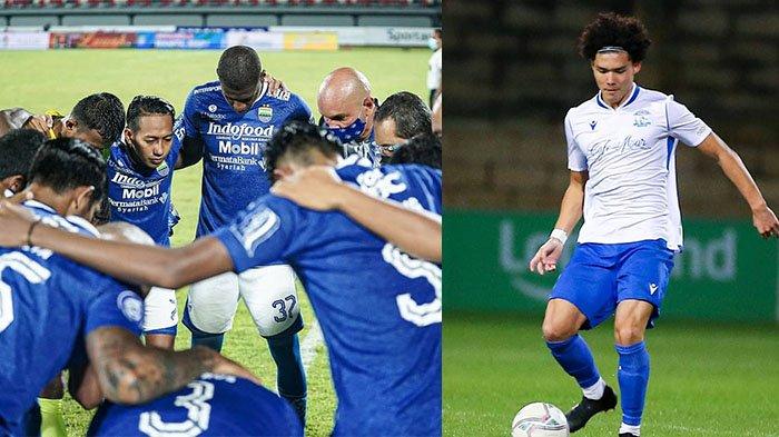 Skuad Persib Bandung di Liga 1 2021 (kiri) dan Rei Tachikawa (kanan) pada postingan Instagram @rei.tachikawa @persib. Rei Tachikawa sudah kedapatan follow Instagram 3 sosok penting Persib Bandung.