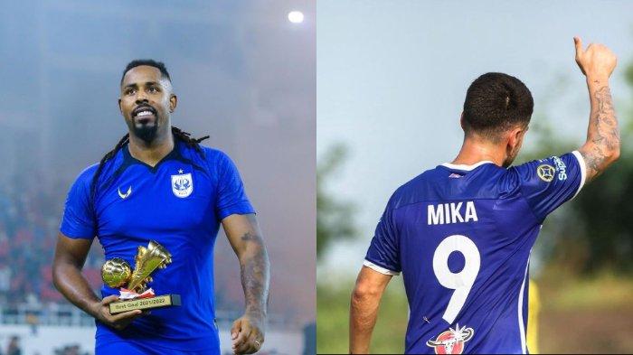 Kolase foto striker PSIS Semarang, Carlos Fortes (kiri) dan striker asal Spanyol, Mika Junco Martinez (kanan).